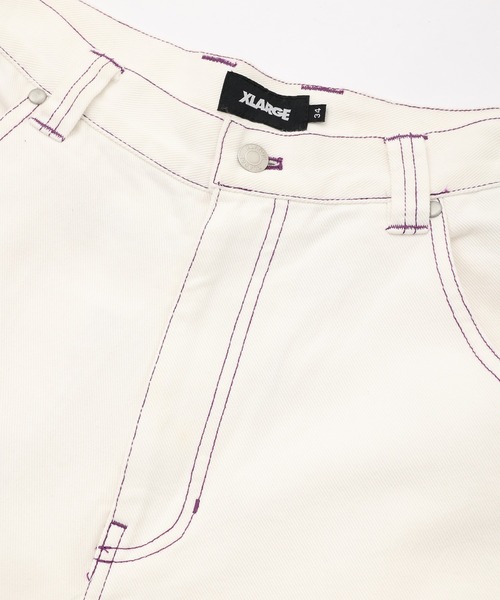 XLARGE（エクストララージ）の「HARDLY WORKING CONTRAST STITCH WIDE PANTS/ステッチ　ワーク　ワイド　刺繍（その他パンツ・メンズ・ホワイト/ブラック/グリーン・32inch/30inch/34inch/36inch）」の17枚目の写真