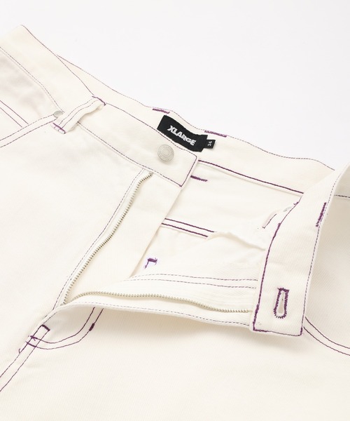 XLARGE（エクストララージ）の「HARDLY WORKING CONTRAST STITCH WIDE PANTS/ステッチ　ワーク　ワイド　刺繍（その他パンツ・メンズ・ホワイト/ブラック/グリーン・32inch/30inch/34inch/36inch）」の14枚目の写真