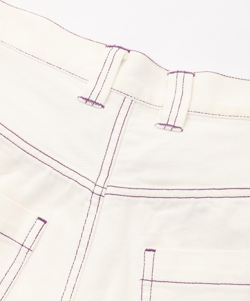 XLARGE（エクストララージ）の「HARDLY WORKING CONTRAST STITCH WIDE PANTS/ステッチ　ワーク　ワイド　刺繍（その他パンツ・メンズ・ホワイト/ブラック/グリーン・32inch/30inch/34inch/36inch）」の10枚目の写真