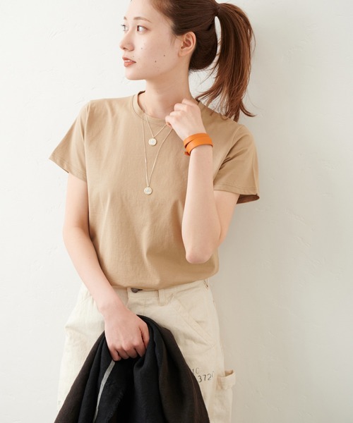 FRAMeWORK(フレームワーク)の「【GICIPI/ジチピ】MARMO Tシャツ(Tシャツ/カットソー・レディース・ブラック/ベージュ/ホワイト・FREE)」の3枚目の写真