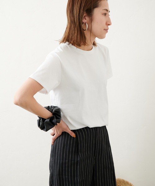 FRAMeWORK(フレームワーク)の「【GICIPI/ジチピ】MARMO Tシャツ(Tシャツ/カットソー・レディース・ブラック/ベージュ/ホワイト・FREE)」の2枚目の写真