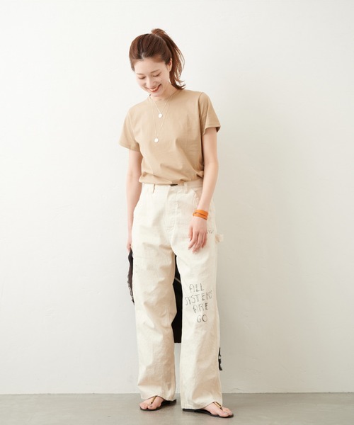 FRAMeWORK(フレームワーク)の「【GICIPI/ジチピ】MARMO Tシャツ(Tシャツ/カットソー・レディース・ブラック/ベージュ/ホワイト・FREE)」の11枚目の写真