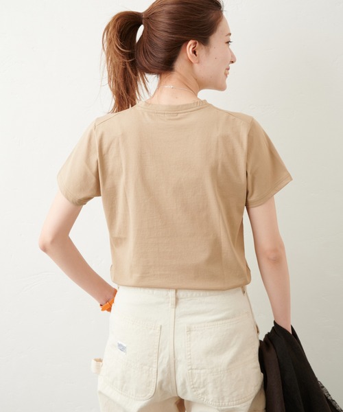 FRAMeWORK(フレームワーク)の「【GICIPI/ジチピ】MARMO Tシャツ(Tシャツ/カットソー・レディース・ブラック/ベージュ/ホワイト・FREE)」の13枚目の写真