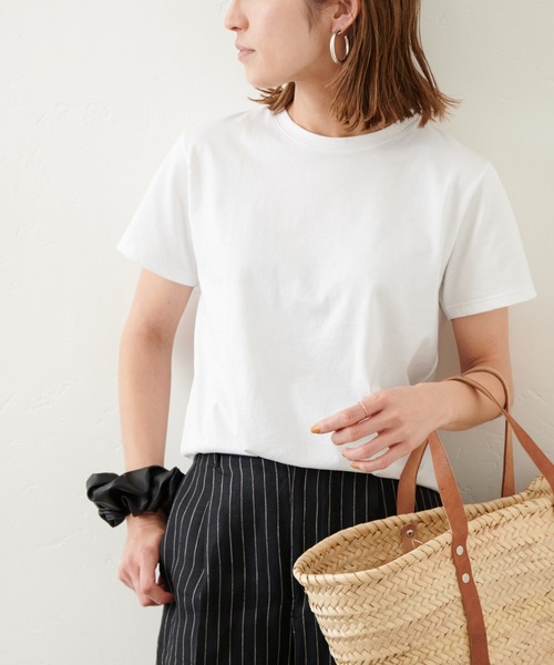 FRAMeWORK(フレームワーク)の「【GICIPI/ジチピ】MARMO Tシャツ(Tシャツ/カットソー・レディース・ブラック/ベージュ/ホワイト・FREE)」の10枚目の写真