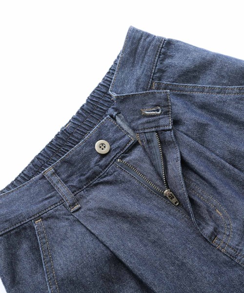 n'OrLABEL(ノアールレーベル)の「『ストレートワイドデニムパンツ』(デニムパンツ・レディース・インディゴブルー/ブルー・1/2)」の5枚目の写真