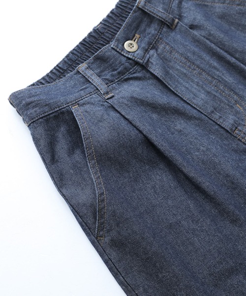 n'OrLABEL(ノアールレーベル)の「『ストレートワイドデニムパンツ』(デニムパンツ・レディース・インディゴブルー/ブルー・1/2)」の6枚目の写真