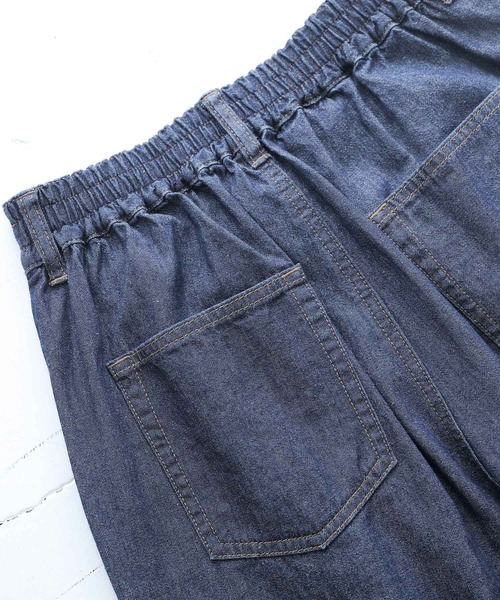 n'OrLABEL(ノアールレーベル)の「『ストレートワイドデニムパンツ』(デニムパンツ・レディース・インディゴブルー/ブルー・1/2)」の7枚目の写真