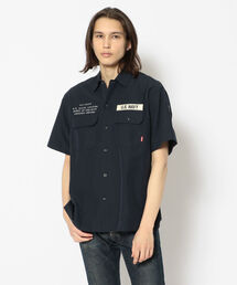 AVIREX | AVI-S/S TC NAVAL WOR(シャツ/ブラウス)