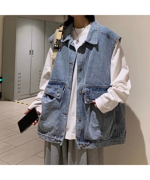 almo（アルモ）の「デニムベスト(NEZ)（ベスト）」 - WEAR