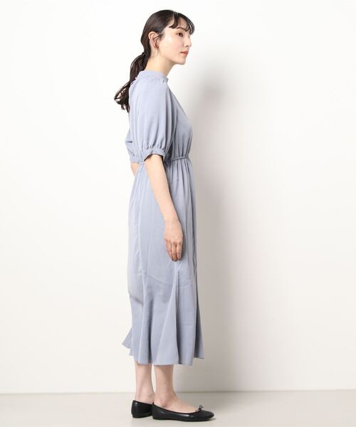 sango(sango)の「ジョーゼット無地マーメイドワンピース(ワンピース・レディース・ミント/ブルー/ピンク・FREE)」の19枚目の写真