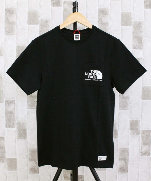 THE NORTH FACE(ザノースフェイス)の「ワンポイント ポケット付きクルーネックTシャツ M BERKELEY CALIFORNIA POCKET TEE(Tシャツ/カットソー・メンズ・ネイビー/ブラック/ベージュ・S/M/L/XL)」の1枚目の写真