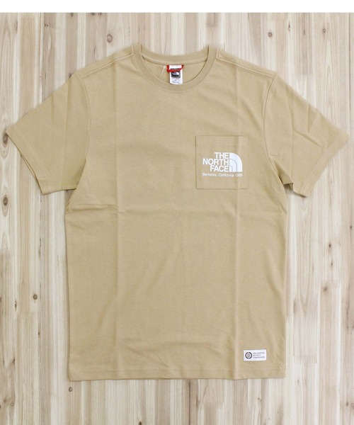 THE NORTH FACE(ザノースフェイス)の「ワンポイント ポケット付きクルーネックTシャツ M BERKELEY CALIFORNIA POCKET TEE(Tシャツ/カットソー・メンズ・ネイビー/ブラック/ベージュ・S/M/L/XL)」の11枚目の写真