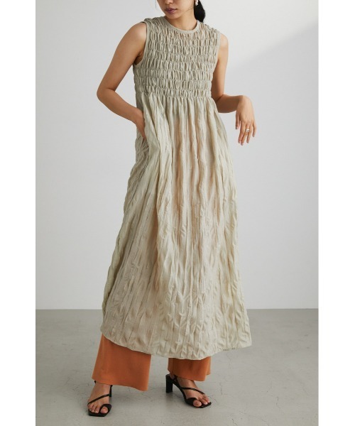 STYLEMIXER（スタイルミキサー）の「シャーリングワッシャーワンピース