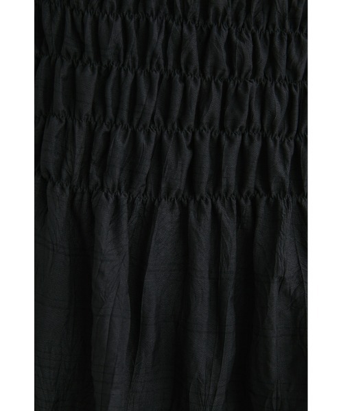 STYLEMIXER（スタイルミキサー）の「シャーリングワッシャーワンピース（ワンピース・レディース・ブラック/ライトグリーン/ライトベージュ・SMALL/MEDIUM）」の13枚目の写真