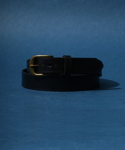 ANPAS（アンパス）の「Same Color Stitch Real Leather Belt/サイドステッチ レザーベルト（ベルト・メンズ・ブラック/ダークブラウン/ネイビー/レッド/キャメル・FREE）」の12枚目の写真