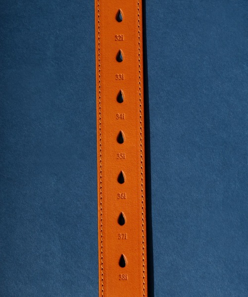 ANPAS（アンパス）の「Same Color Stitch Real Leather Belt/サイドステッチ レザーベルト（ベルト・メンズ・ブラック/ダークブラウン/ネイビー/レッド/キャメル・FREE）」の13枚目の写真