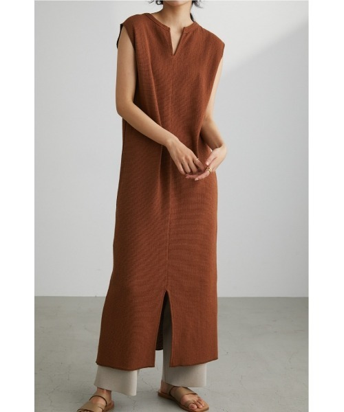 STYLEMIXER（スタイルミキサー）の「2WAYクロシェカットワンピース（ワンピース・レディース・ブラウン/ブラック/アイボリー・MEDIUM/SMALL）」の3枚目の写真