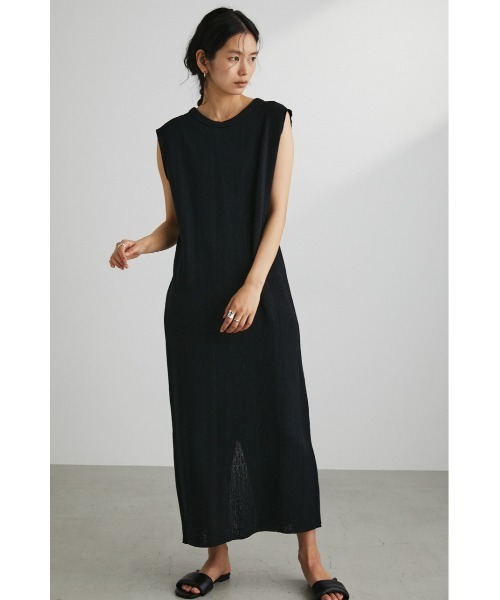 STYLEMIXER（スタイルミキサー）の「2WAYクロシェカットワンピース（ワンピース・レディース・ブラウン/ブラック/アイボリー・MEDIUM/SMALL）」の5枚目の写真