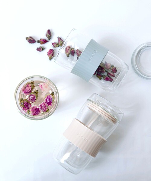 FREAK'S STORE（フリークスストア）の「POKETLE/ポケトル VIDRO 330（グラス/マグカップ/タンブラー・レディース・グレー/ピンク/ナチュラル/オフホワイト・ONE SIZE）」の9枚目の写真