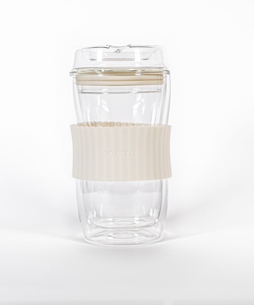 FREAK'S STORE（フリークスストア）の「POKETLE/ポケトル VIDRO 330（グラス/マグカップ/タンブラー・レディース・グレー/ピンク/ナチュラル/オフホワイト・ONE SIZE）」の6枚目の写真