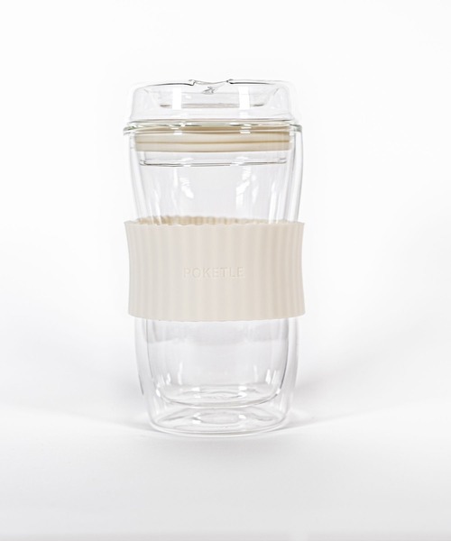FREAK'S STORE（フリークスストア）の「POKETLE/ポケトル VIDRO 330（グラス/マグカップ/タンブラー・レディース・グレー/ピンク/ナチュラル/オフホワイト・ONE SIZE）」の4枚目の写真