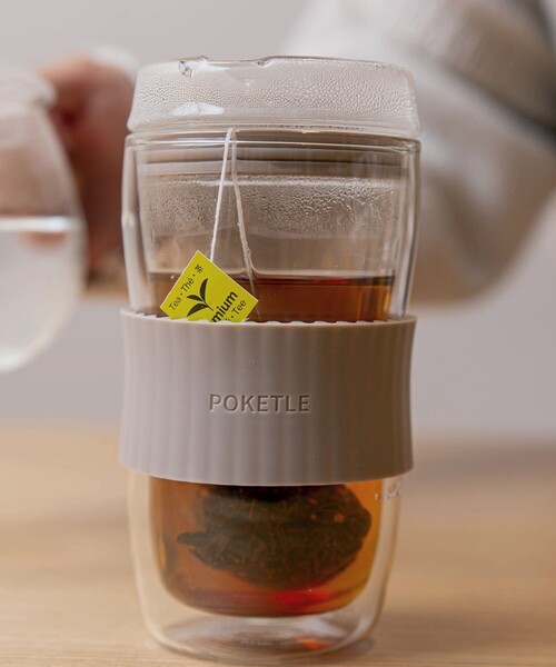 FREAK'S STORE（フリークスストア）の「POKETLE/ポケトル VIDRO 330（グラス/マグカップ/タンブラー・レディース・グレー/ピンク/ナチュラル/オフホワイト・ONE SIZE）」の5枚目の写真