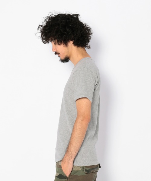 AVIREX（アヴィレックス）の「《DAILY/デイリー》RIB S/S V-NECK T-SHIRT /デイリー リブ 半袖 Vネック Tシャツ /AVIREX / アヴィレックス（Tシャツ/カットソー・メンズ・ホワイト/ブラック/グレー/ロイヤルブルー/チャコール/オリーブ・M/S/L/XL/XS）」の11枚目の写真