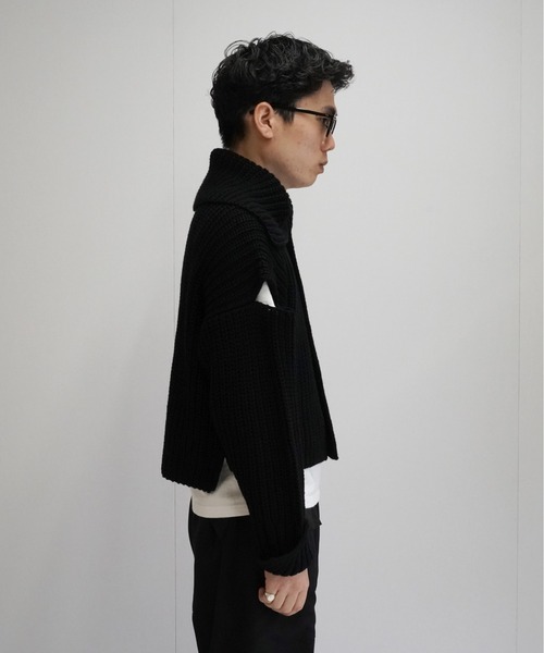 sulvam サルバム　ニットワンピース　ブラック　新品　未使用 sulvam セーター ニット 「sulvam/サルバム」LONG RIB KNIT