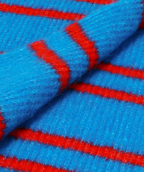 GANNI（ガニー）の「GANNI Soft Wool Scarf A4327（ストール/ショール・レディース・ブルー・ONE SIZE）」の5枚目の写真