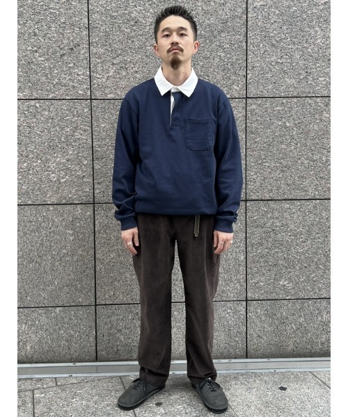 GAP（ギャップ）の「オーバーサイズ クルーネック セーター（ニット/セーター・メンズ・ブラック/ネイビー/カーキ/オレンジ/アイボリー・S/M/L/XS/XL）」の16枚目の写真