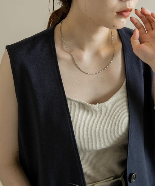 SMELLY（スメリー）の「ウェーブチェーンネックレス（ネックレス・レディース・ゴールド/シルバー・-）」の15枚目の写真