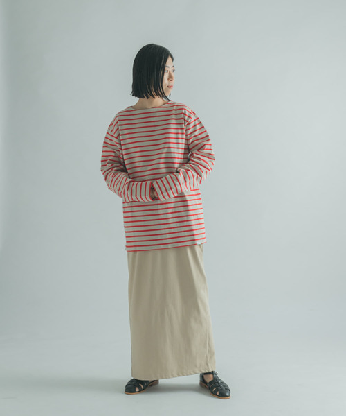 FORK&SPOON(フォークアンドスプーン)の「『ユニセックス』FORK&SPOON ボートネックボーダー(Tシャツ/カットソー・メンズ・ホワイト系その他/ブラック系その他/グレー系その他/ブラウン系その他・4/3/5)」の14枚目の写真