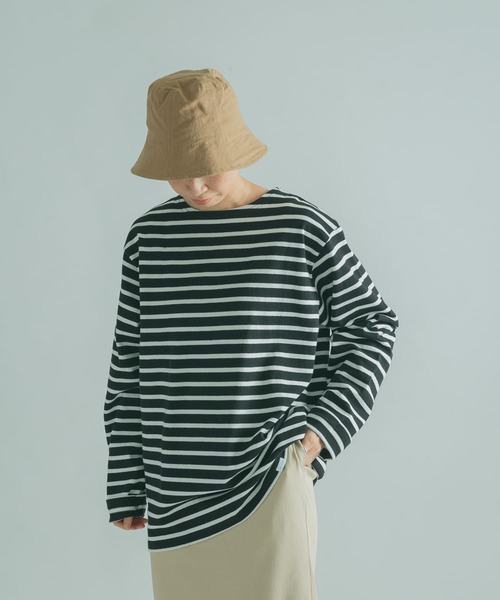 FORK&SPOON(フォークアンドスプーン)の「『ユニセックス』FORK&SPOON ボートネックボーダー(Tシャツ/カットソー・メンズ・ホワイト系その他/ブラック系その他/グレー系その他/ブラウン系その他・4/3/5)」の20枚目の写真