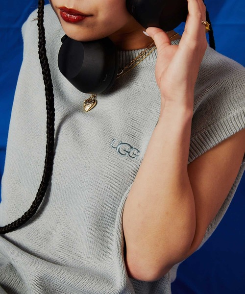 UGG（アグ）の「UGG@mos ベーシックニットベスト（ベスト・メンズ・ブラック/ベージュ/ミント・M/L）」の20枚目の写真