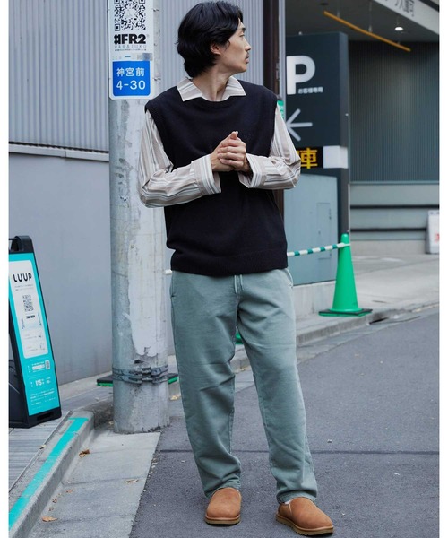 UGG（アグ）の「UGG@mos ベーシックニットベスト（ベスト・メンズ・ブラック/ベージュ/ミント・M/L）」の22枚目の写真