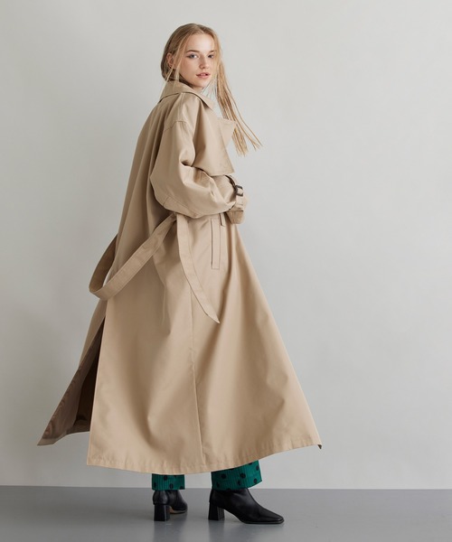 NOISE MAKER(ノイズメーカー)の「【撥水・花粉防止生地使用】オーバーサイズトレンチコート(トレンチコート・レディース・ブラック/ベージュ・36/38)」の13枚目の写真