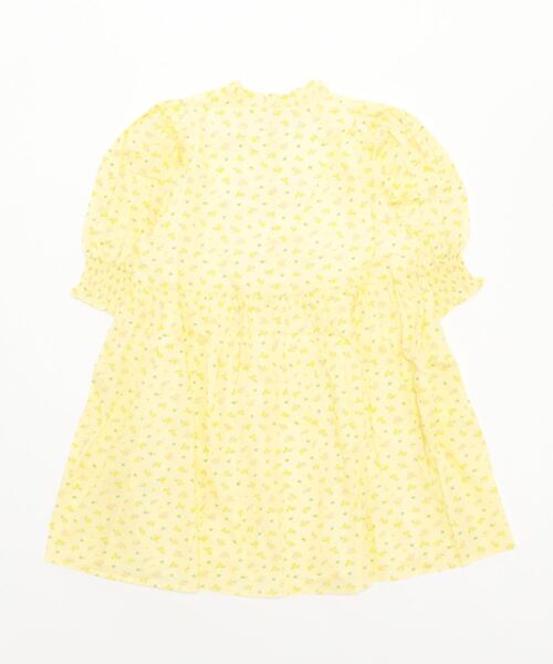 ワンピース Littlesunnybite Floralgirlypuffminidress セール】Floral girly puff mini dress（ワンピース）｜Little