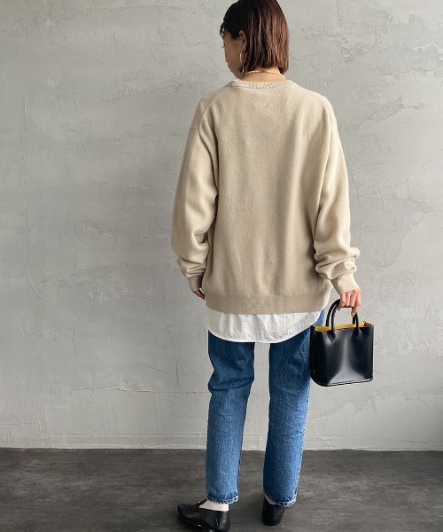 DANTON（ダントン）の「[DANTON/ダントン] ワンポイントクルーネック