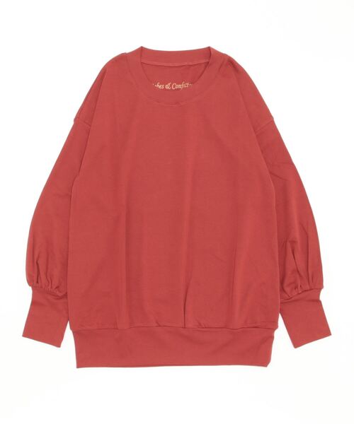 ROBES&CONFECTIONS（ローブスコンフェクションズ）の「Robes & Confections/ローブス&コンフェクションズ/ファーストピックスピンプラチナムコットンスムースＬＳＣ（スウェット・レディース・レンガ/オリーブ系/マスタード・3/1）」の3枚目の写真