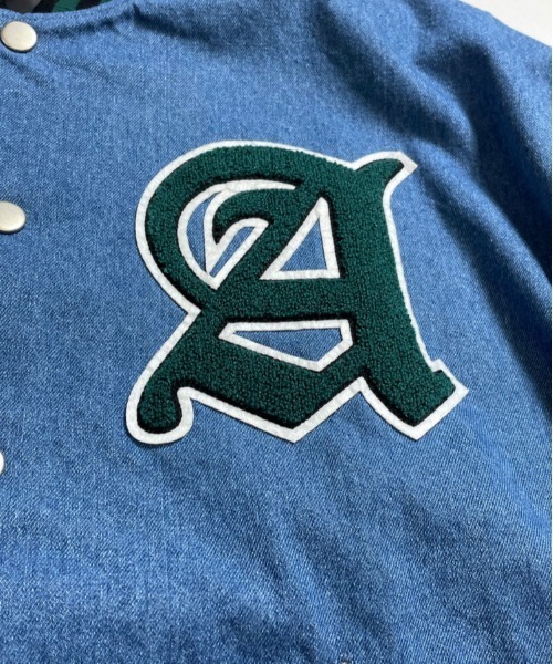 GALLIS ADDICTION（ガリスアディクション）の「GA DENIM VARSITY JKT/デニム スタジャン（スタジャン・メンズ・サックスブルー/インディゴブルー・M/L）」の11枚目の写真