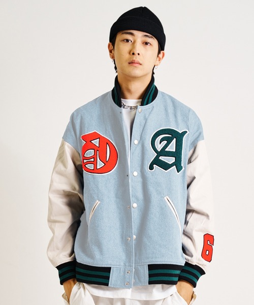 GALLIS ADDICTION（ガリスアディクション）の「GA DENIM VARSITY JKT/デニム スタジャン（スタジャン・メンズ・サックスブルー/インディゴブルー・M/L）」の8枚目の写真