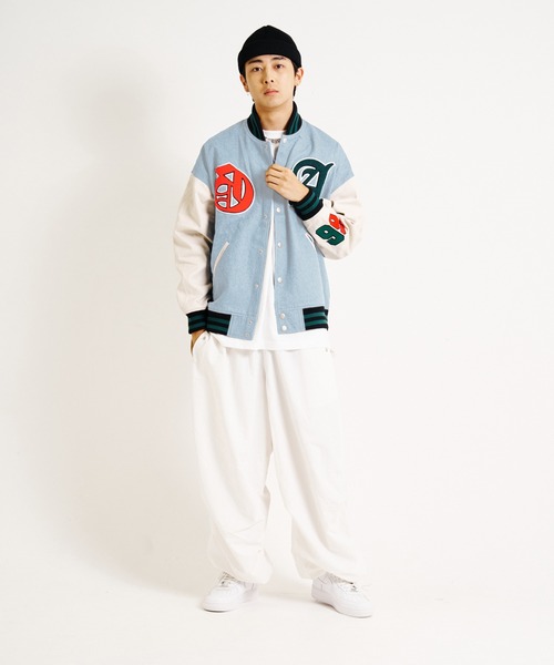 GALLIS ADDICTION（ガリスアディクション）の「GA DENIM VARSITY JKT/デニム スタジャン（スタジャン・メンズ・サックスブルー/インディゴブルー・M/L）」の10枚目の写真