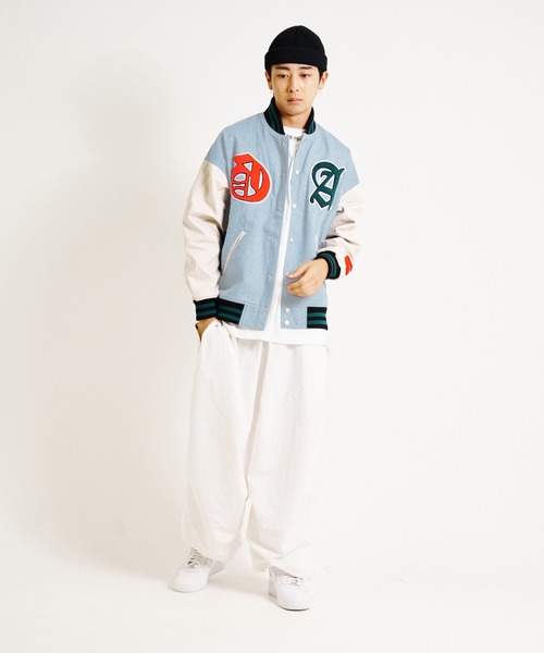 GALLIS ADDICTION（ガリスアディクション）の「GA DENIM VARSITY JKT/デニム スタジャン（スタジャン・メンズ・サックスブルー/インディゴブルー・M/L）」の18枚目の写真