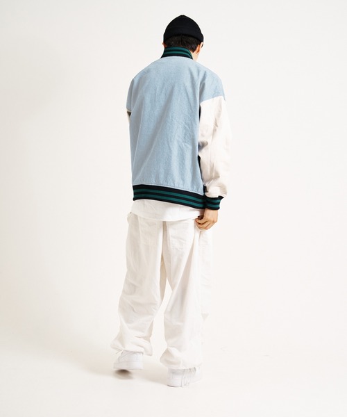 GALLIS ADDICTION（ガリスアディクション）の「GA DENIM VARSITY JKT/デニム スタジャン（スタジャン・メンズ・サックスブルー/インディゴブルー・M/L）」の4枚目の写真