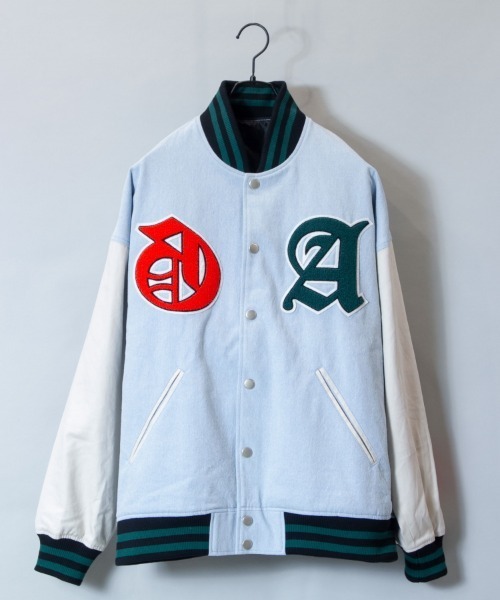 GALLIS ADDICTION（ガリスアディクション）の「GA DENIM VARSITY JKT/デニム スタジャン（スタジャン・メンズ・サックスブルー/インディゴブルー・M/L）」の13枚目の写真