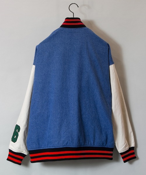 GALLIS ADDICTION（ガリスアディクション）の「GA DENIM VARSITY JKT/デニム スタジャン（スタジャン・メンズ・サックスブルー/インディゴブルー・M/L）」の7枚目の写真