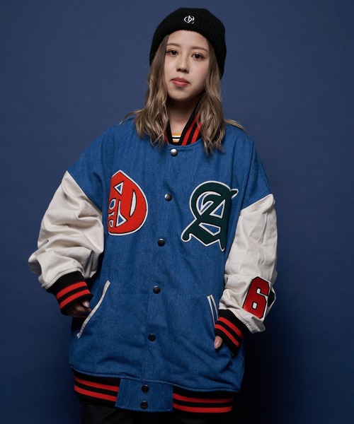 GALLIS ADDICTION（ガリスアディクション）の「GA DENIM VARSITY JKT/デニム スタジャン（スタジャン・メンズ・サックスブルー/インディゴブルー・M/L）」の21枚目の写真