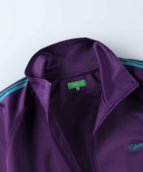 Right-on（ライトオン）の「【Refurbish】トラックジャケット（ジャージ・メンズ・ブラック/パープル/ネイビー・M/L/XL）」の7枚目の写真