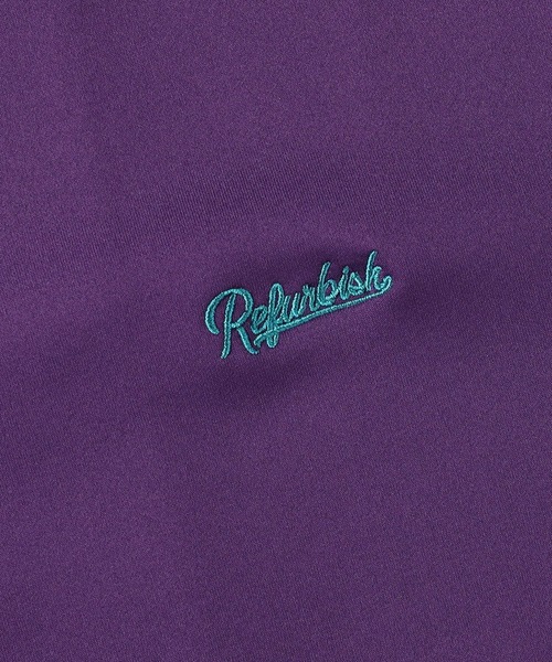 Right-on（ライトオン）の「【Refurbish】トラックジャケット（ジャージ・メンズ・ブラック/パープル/ネイビー・M/L/XL）」の9枚目の写真