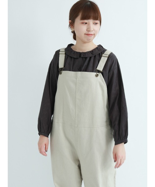 Samansa Mos2(サマンサ モスモス)の「オーバーレースフリル襟ブラウス(シャツ/ブラウス・レディース・ブラウン/キナリ/チャコール・フリ-)」の7枚目の写真